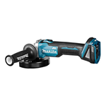 ESMERILHADEIRA ANGULAR DGA504Z + BATERIA + CARREGADOR - MAKITA