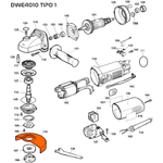 GUARDA P/ ESMERILHAD. DWE4010 - DEWALT 
