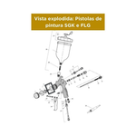 KIT DEFLETOR K-5030 SGK DEVILBISS 