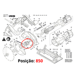 CONJUNTO DE ENGRENAGENS P/ SERRA CIRC. GKS 67 - BOSCH 