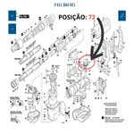 ENGRENAGEM DE AÇO P/ MARTELO DE PERF. GBH 5-40 D - BOSCH 