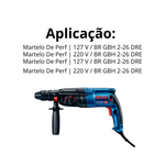  CARCAÇA DA ENGRENAGEM P/ MARTELO DE PERF.  GBH 2-26 DRE - BOSCH 
