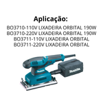 COLETOR DE PÓ P/ LIXADEIRA ORB. 190W BO3710/BO3711 - MAKITA