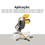  FLANGE INTERNA P/ SERRA ESQUADRIA DW714-BR_TIPO 1 - DEWALT 