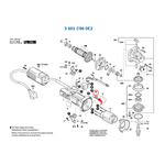 BOTÃO COMUTADOR P/ ESMERILHADEIRA GWS 7-115 - BOSCH    
