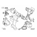 MOTOR P/ PARAFUSADEIRA GSR 12-2 - BOSCH   