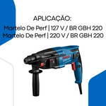 O EIXO INTERMEDIÁRIO P/ MARTELO DE PERF GBH 220 - BOSCH 