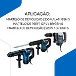 PROTETOR DO CABO COM PLUG P/ MARTELO GSH 5 - BOSCH  