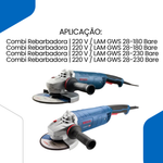  INDUZIDO 220V 60MM P/ ESMER. GWS 28-180 BARE - BOSCH  