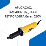   PORCA P/ RETIFICADEIRA DWE4887 6MM 220V - DEWALT 
