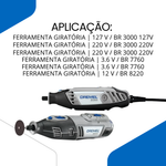 LINGUETA P/ MICRO RETIFICA 8220/7760/3000 - BOSCH