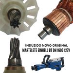 nduzido Rotor 127v Martelete Einhell Bt Dh 1600