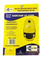 Saco Para Aspirador De Pó Porto-pel Para Karcher VC5100
