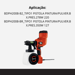 INTERRUPTOR P/ PISTOLA DE PINTURA BDPH200B/BDPH200BB - BLACK & DECKER   