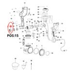 COLAR TRAVA P/ PISTOLA PINTURA/PULVER. BDPH400/BDPH200B - BD 