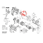  EIXO FUSO P/ FURADEIRA GSB 16 RE - BOSCH 
