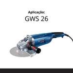  PINÇA DE FIXAÇAO P/ ESMERILHADEIRA ANG. GWS 26 - BOSCH  