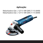 MOLA P/ ESMERILHADEIRA GWS 7-115 BARE - BOSCH 