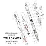 ANEL ORING PARA VIBRADOR AAS-48 42X37X3