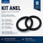 KIT 2 ORING P/ MARTELO DE DEM. GSH 27 VC - BOSCH  