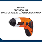  BATERIA LI-ION 3,6V BDCS36W - BLACK & DECKER