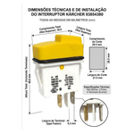 INT 16A 2P P/ ASPIRADOR NT585/NT2000/NT3000 - KARCHER