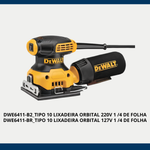  VEDAÇÃO DA VENTOINHA P/ LIXADEIRA ORB. DWE6411 - DEWALT