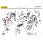 PROTETOR DA LAMINA P/ PLAINA ELET. CE750 - BLACK & DECKER