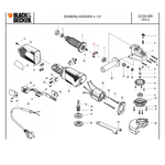 ANEL TRAVA RETENÇÃO P/ ESMER. G720 - BLACK & DECKER