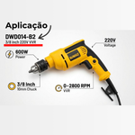INDUZIDO P/ FURADEIRA DWD014-B2 3/8 220V - DEWALT  