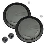 Kit Rodas Travas Coxim Para Lavadora Karcher Hd6/15 e HD585