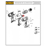 BOTÃO SELETOR P/ PARAF/FURADEIRA DCD776 - DEWALT