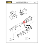 ANEL O RING 33X3,5 P/ MARTELO DEM D25900K - DEWALT