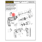 BOTÃO SELETOR DE IMPACTO P/ FURADEIRA IMP. SDH700 - STANLEY 