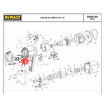 INTERRUPTOR P/ CHAVE DE IMPACTO DW292/DW294 - DEWALT