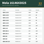  MOLA PRESSÃO P/ MARTELO DE PERF. GBH 2-20 D - BOSCH 