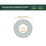 ARRUELA LISA 20MM P/ ESMERILHADEIRA MGA700 - MAKITA 