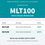  ANEL TRAVA 35 P/ SERRA CIRC BANCADA MLT100 - MAKITA