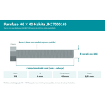  PARAFUSO 6X40 P/ SERRA CIRC BANCADA MLT 100 - MAKITA