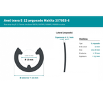 ANEL TRAVA E-12 P/ SERRA CIRCULAR 5007N - MAKITA