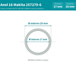  ANEL 17 P/ SERRA CIRCULAR 5007N - MAKITA 