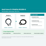 ANEL TRAVA MKE-8 P/ SERRA MARMORE - MAKITA