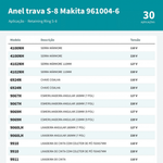 ANEL TRAVA MKE-8 P/ SERRA MARMORE - MAKITA