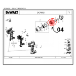 CONJUNTO ATUADOR P/ CHAVE DE IMPACTO DCF892 - DEWALT
