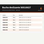 BUCHA DESLIZANTE P/ SERRA TICO T. KS405 - BLACK & DECKER 