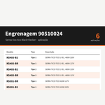 ENGRENAGEM P/ SERRA TICO T. KS405 - BLACK & DECKER