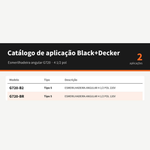 BOTÃO TRAVA P/ ESMERILHADEIRA G720 TIPO5 - BLACK & DECKER