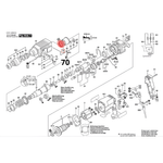 ANEL RETENTOR P/ MARTELO PERF. GBH 2 S - BOSCH 