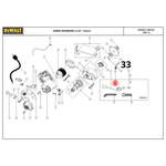 PARAFUSO BORBOLETA P/ SERRA MARM. DW862/SPT115BR - DEWALT 