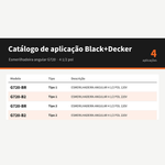  ANEL TRAVA P/ ESMER. G720 T1 T2 - BLACK & DECKER 